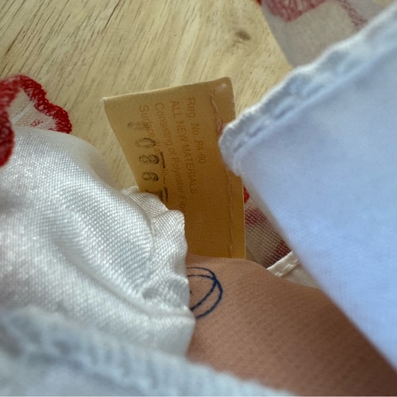 1995 Mattel Cabbage Patch Kids Preemie Doll Blonde Blue Eyes Valentine Outfit - Picture 6 of 6